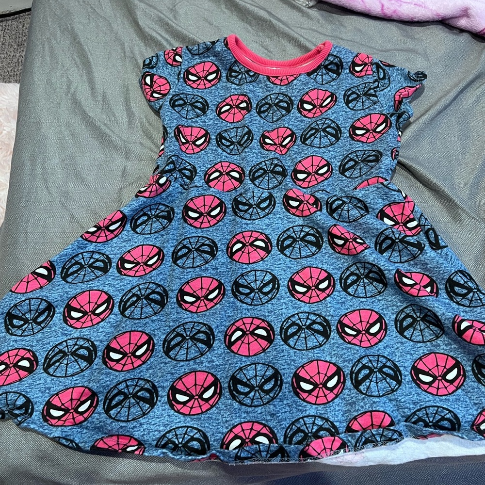 Marvel Comics Kids' Dress with Pink and Blue